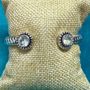 Elegant Silver Crystal Women's Bracelet NEW